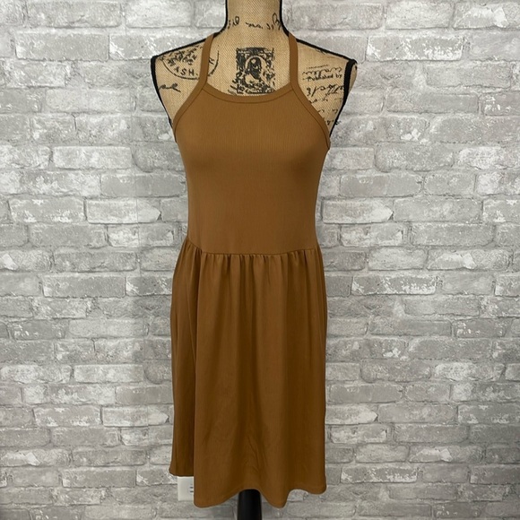 Vero Moda Ribbed Racerback Dress - Picture 1 of 6